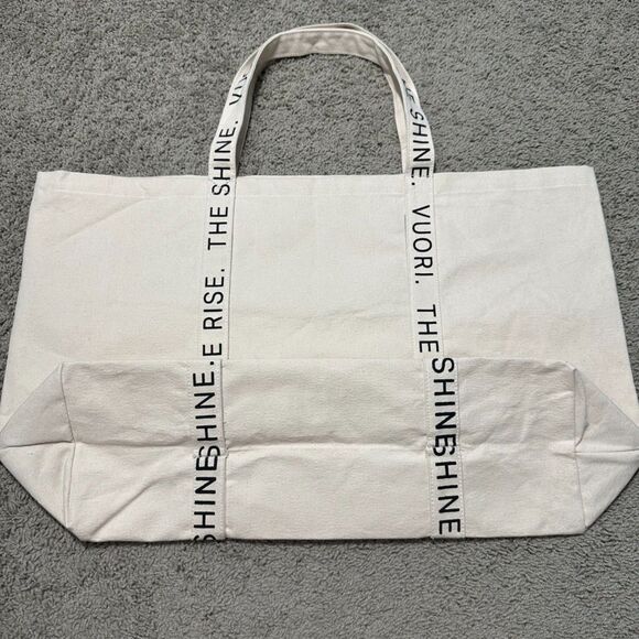 Vuori The Rise The Shine Limited Edition Reusable Canvas Tote Bag - Picture 4 of 11